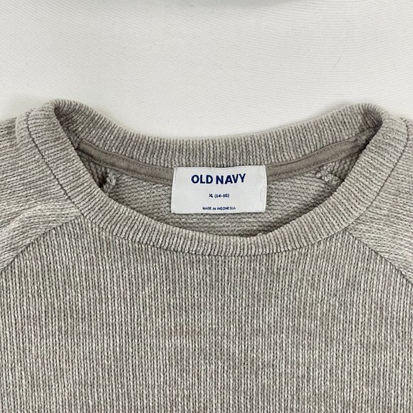 Old Navy Plush Chenille Raglan Sweater for Girls Size XL (14-16) Polyester - Picture 3 of 6
